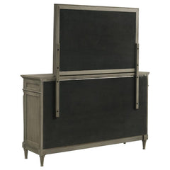 Alderwood 9-drawer Dresser with Mirror French Grey - 223123M