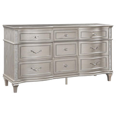 Evangeline 5-piece Eastern King Bedroom Set Silver Oak - 223391KE-S5