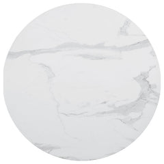 Arkell 30-inch Round Pedestal Dining Table White - 193041