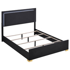 Marceline 4-piece Eastern King Bedroom Set Black - 222831KE-S4