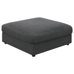 Serene 4-piece Upholstered Modular Sectional Sofa Charcoal - 551324-SETB