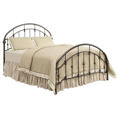 Rowan Metal Queen Open Frame Bed Dark Bronze - 300407Q