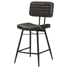 Partridge Upholstered Counter Height Stools with Footrest (Set of 2) - 110659
