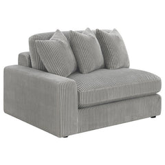 Blaine Upholstered Reversible Chaise Sectional Sofa Fog - 509900-SET