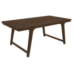 Reynolds Rectangular Dining Table Brown Oak - 107591
