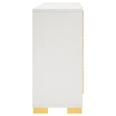 Marceline 6-drawer Dresser White - 222933
