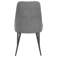 Alan Upholstered Dining Chairs Grey (Set of 2) - 190442