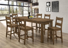 Coleman Counter Height Table Rustic Golden Brown - 192028