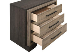 Baker 3-drawer Nightstand Light Taupe - 224462