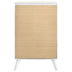 Janelle 5-drawer Bedroom Chest White - 223655