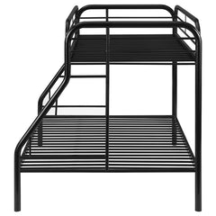 Morgan Metal Twin Over Full Bunk Bed Black - 2258K