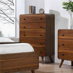 Robyn 5-drawer Chest Dark Walnut - 205135
