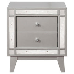 Leighton 4-piece Full Bedroom Set Metallic Mercury - 204921F-S4