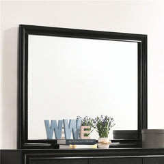 Miranda Rectangular Dresser Mirror Black - 206364