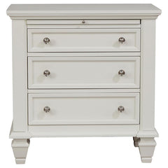 Sandy Beach 5-piece California King Bedroom Set Cream White - 201301KW-S5