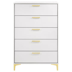 Kendall 5-drawer Bedroom Chest White - 224405