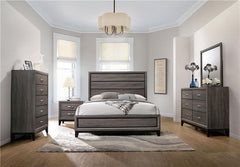 Watson Wood California King Panel Bed Grey Oak - 212421KW