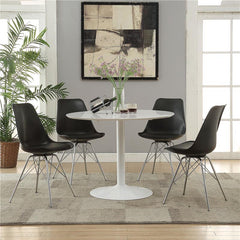 Lowry Round Dining Table White - 105261