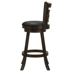 Calecita Swivel Bar Stools with Upholstered Seat Cappuccino (Set of 2) - 101930
