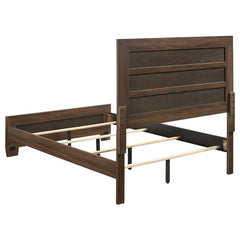 Brandon Wood Queen Panel Bed Warm Brown - 205321Q