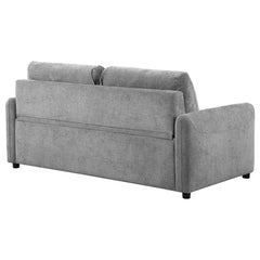 Rylie Upholstered Sofa Sleeper with Queen Mattress Grey - 360029