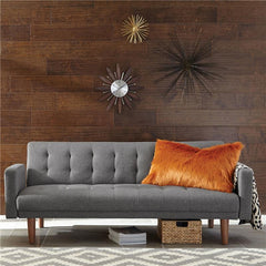 Sommer Upholstered Tufted Convertible Sofa Bed Grey - 360150