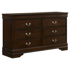 Louis Philippe 5-piece Twin Bedroom Set Cappuccino - 202411T-S5
