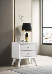 Janelle 2-drawer Nightstand White - 223652