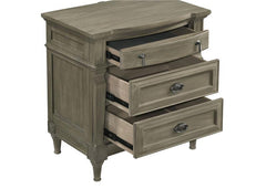 Alderwood 3-drawer Nightstand French Grey - 223122