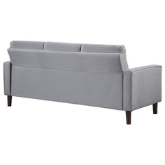 Bowen Upholstered Track Arm Tufted Sofa Grey - 506781