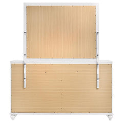 Barzini 7-drawer Dresser with Mirror White - 205893M