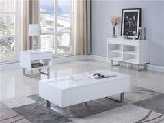 Atchison 2-drawer Rectangular Coffee Table White High Gloss - 705698