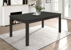 Marbrisa Rectangular Dining Table Matte Black - 123071