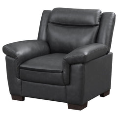 Arabella Upholstered Padded Arm Accent Chair Grey - 506593