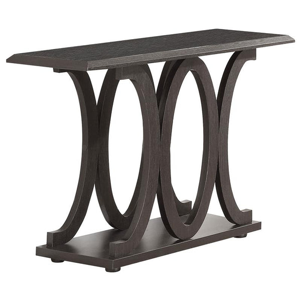 Shelly Engineered Wood Entryway Console Table Cappuccino - 703149