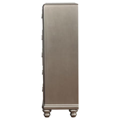 Bling Game 6-drawer Chest Metallic Platinum - 204185