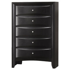 Briana 5-piece California King Bedroom Set Black - 202701KW-S5