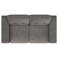 Deerhurst 2-piece Upholstered Track Arm Sofa Set Charcoal - 509641-S2