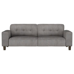 Deerhurst Upholstered Track Arm Tufted Sofa Charcoal - 509641