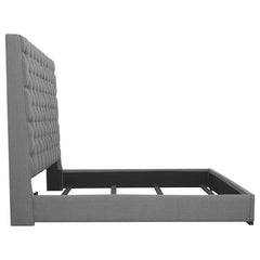 Camille Upholstered Queen Panel Bed Grey - 300621Q