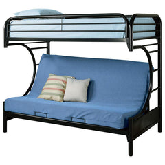 Montgomery Metal Twin Over Futon Bunk Bed Black - 2253K