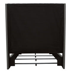 Camille Upholstered Eastern King Panel Bed Grey - 300621KE