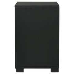 Blacktoft 2-drawer Nightstand Black - 207102