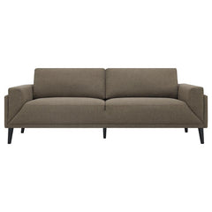 Rilynn Upholstered Track Arm Sofa Brown - 509521