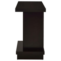 Reston Engineered Wood Pedestal Console Table Cappuccino - 705169