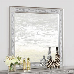 Leighton Beveled Dresser Mirror Metallic Mercury - 204924