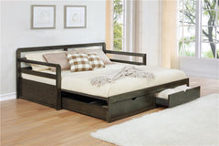Sorrento 2-drawer Twin XL Daybed with Extension Trundle Grey - 305706
