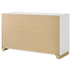 Caraway 6-drawer Dresser White - 224773