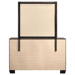 Kauffman 6-drawer Dresser with Mirror Washed Taupe - 204193M