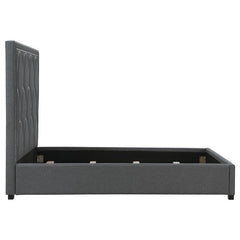 Bowfield Upholstered Queen Panel Bed Charcoal - 315900Q